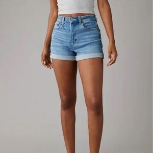 NWOT American Eagle Outfitters Super Super Stretch Denim Mom Shorts